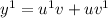 y^{1}=u^{1}v+uv^{1}