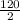 \frac{120}{2}