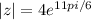 |z|=4e^{11pi/6}