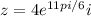 z=4e^{11pi/6}i