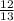  \frac{12}{13} 