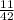  \frac{11}{42} 