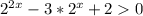  2^{2x}-3* 2^{x}+20 