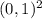 (0,1)^2