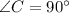 \angle C=90^\circ