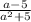 \frac{a-5}{a^{2}+5}