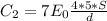 C_{2} = 7E_{0}\frac{4*5*S}{d}