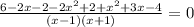 \frac{6-2x-2-2 x^{2} +2+ x^{2} +3x-4}{(x-1)(x+1)} =0