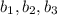 b_{1}, b_{2}, b_{3}