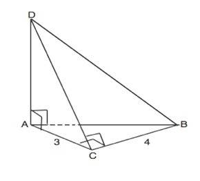 Дан тетраэдр abcd, ad перпен. ac, ad перпенд. ab, dc перпенд. cb, bc=4, ac=3. докажите, что ad перпе