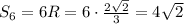 S_6=6R=6\cdot\frac{2\sqrt2}{3}=4\sqrt2