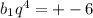 b_{1}q^4=+-6