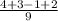 \frac{4+3-1+2}{9}