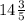 14\frac{3}{5}