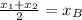 \frac{x_1+x_2}{2}=x_B