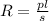 {R=\frac{pl}{s}}