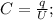 C=\frac{q}{U};\\