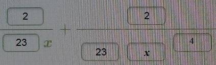 A1: =6/(13x)a2: =a1/xa3: =a2/xa4: =a3/xy: =a1+a4