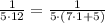 \frac{1}{5\cdot12}=\frac{1}{5\cdot(7\cdot1+5)}