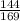 \frac{144}{169}