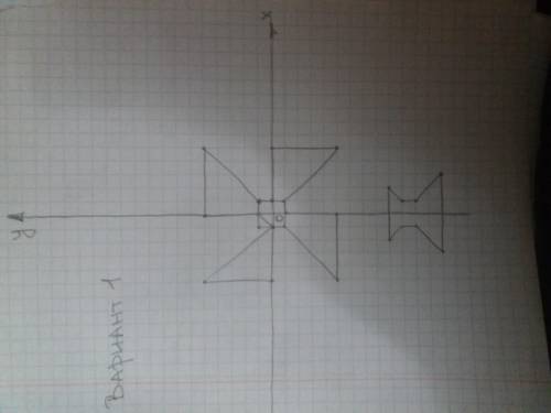 Отметьте на координатной плоскости точки и соедините их. у вас должен получится рисунок. сделайте ,а