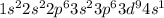 1s^22s^22p^63s^23p^63d^94s^1