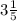 3\frac{1}{5}