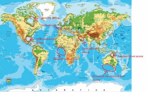 20 , нужно. дайте определение: что такое залив? покажите на карте следующие заливы: гвинейский, боль