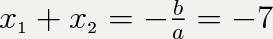 Решите уравнение x^2+7x+10=0.если корней несколько найдите средне арифметическое