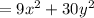 =9x^2+30y^2