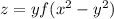 z=yf(x^2-y^2)