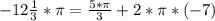 -12 \frac{1}{3}*\pi=\frac{5*\pi}{3}+2*\pi*(-7)