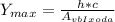 Y_{max} = \frac{h*c}{A_{vbIxoda}}