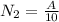 N_2=\frac{A}{10}