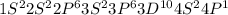 1S^22S^22P^63S^23P^63D^{10}4S^24P^1