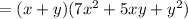 =(x+y)(7x^2+5xy+y^2)