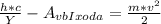 \frac{h*c}{Y}-A_{vbIxoda}=\frac{m*v^2}{2}