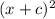 (x + c)^2