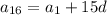 a_{16}=a_1+15d