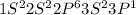 1S^22S^22P^63S^23P^1