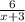 \frac{6}{x+3}