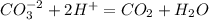 CO_3^{-2}+2H^+=CO_2+H_2O