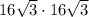 16{\sqrt{3}}\cdot16{\sqrt{3}}