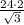 \frac{24\cdot2}{\sqrt{3}}