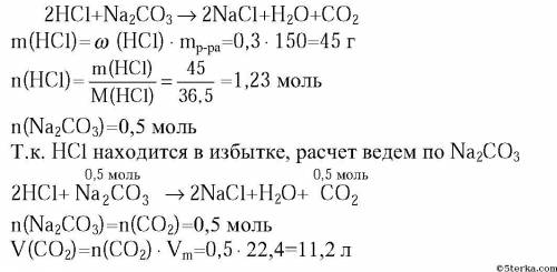 Какой объем газа выделится при сливании 250 г 5% раствора сульфита натрия с соляной кислотой?