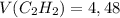 V(C_2H_2)=4,48