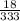 \frac{18}{333}