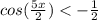 cos(\frac{5x}2)