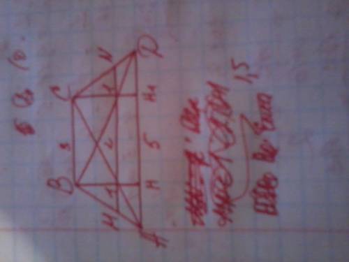 Основания трапеции равны 3 и 5. на боковых сторонах взяты точки м и n так, что прямаяmnпараллельна о
