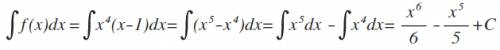 Найдите первообразную для функции y=f(x), y=f(x)=x^4(x-1) . заранее .